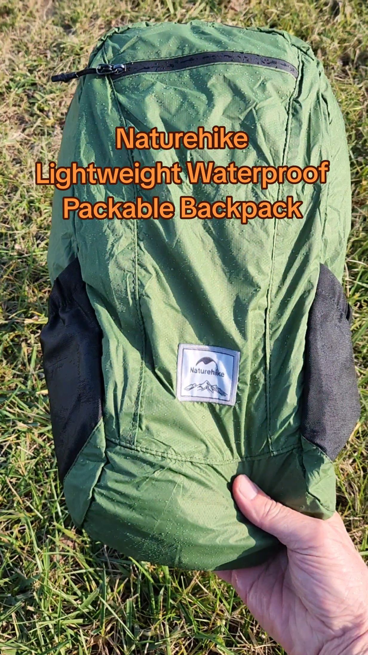 The @Naturehike_US Lightweight, Water, Packable Backpack is ready for your next adventure.  #burningriverbushcraft #naturehike #adventuretravel #backpack #daypack #travel 