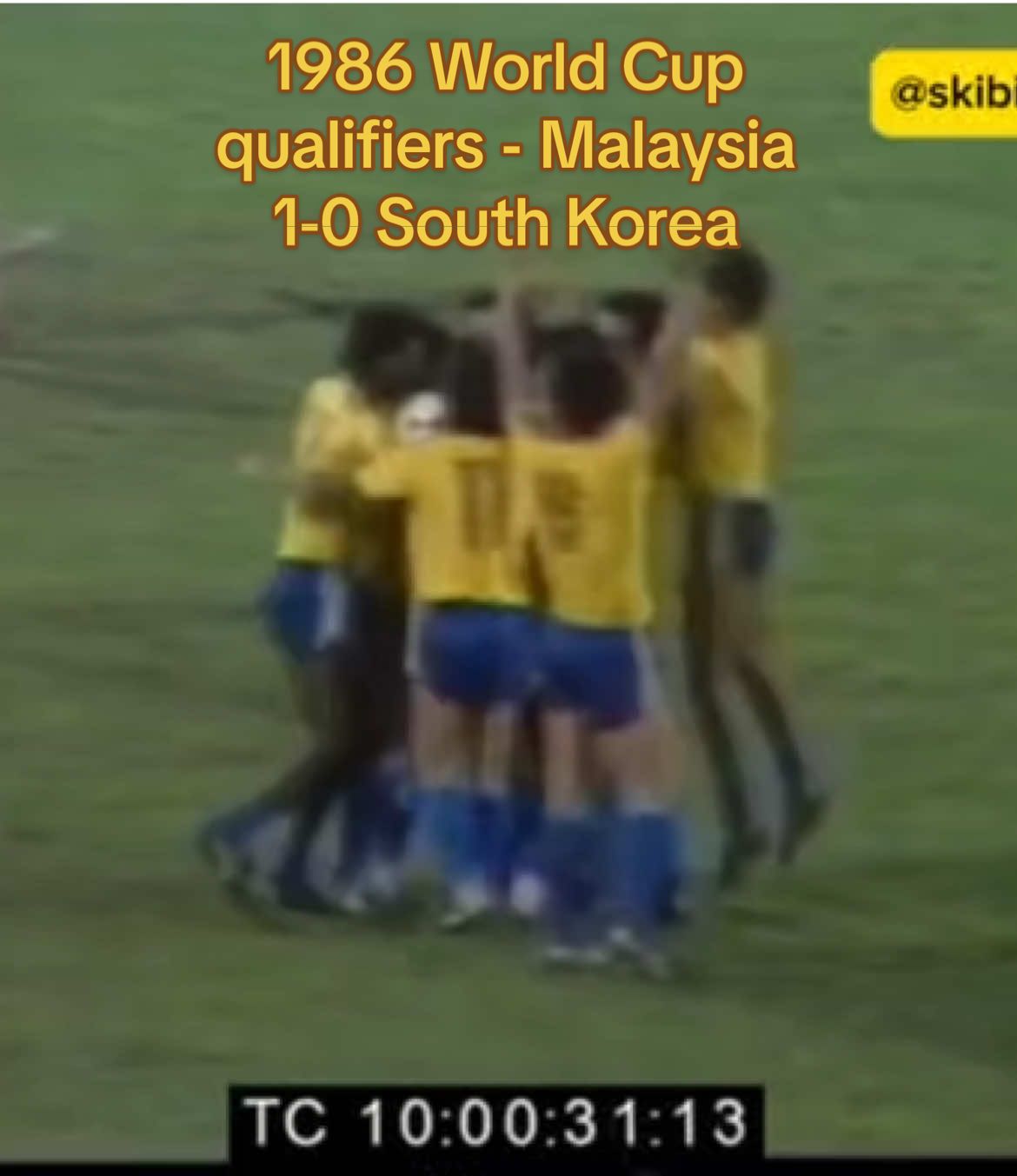 1986 World Cup qualifiers - Malaysia 1-0 South Korea #korea #malaysia #teammalaysia 