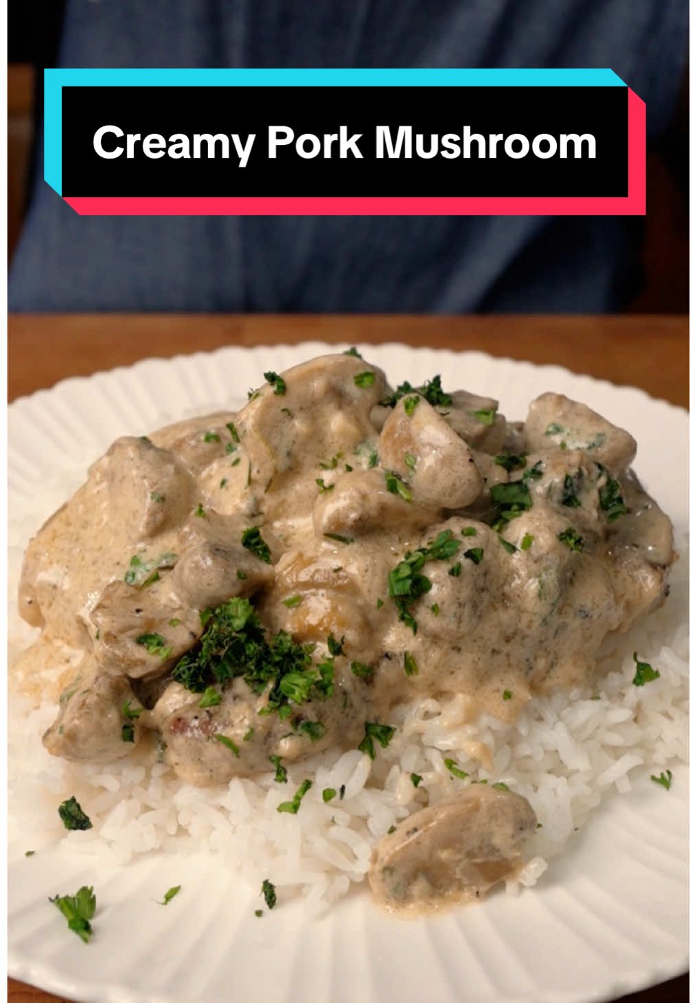 15 MINUTE DINNER - Creamy mushroom porkchops 🍄‍🟫🍴 East to make, hard to resist  You can get Jolly Mushrooms in Shopee, Lazada, and Acemarket.ph  #food #foodlovers #FoodLover #foodieph #Foodie #delicious #fyp #tiktokfood #FoodTok #Recipe #cooking  #foodlover #delicious #yummy #abimarquez #lumpiaqueen #jollyeats #madewithjolly #giveyourjollylove