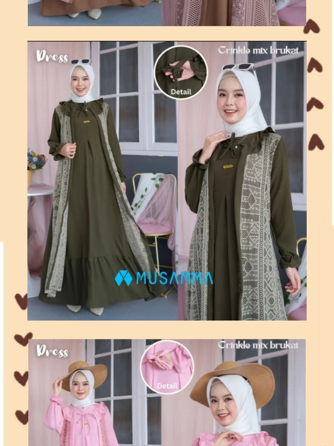 gamis premium #hijab #gamis #gamismurah 