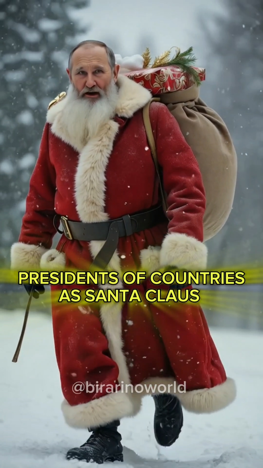 Presidents of countries as Santa Clause 🎅 #country #president #usa #countries #santa #christmas 