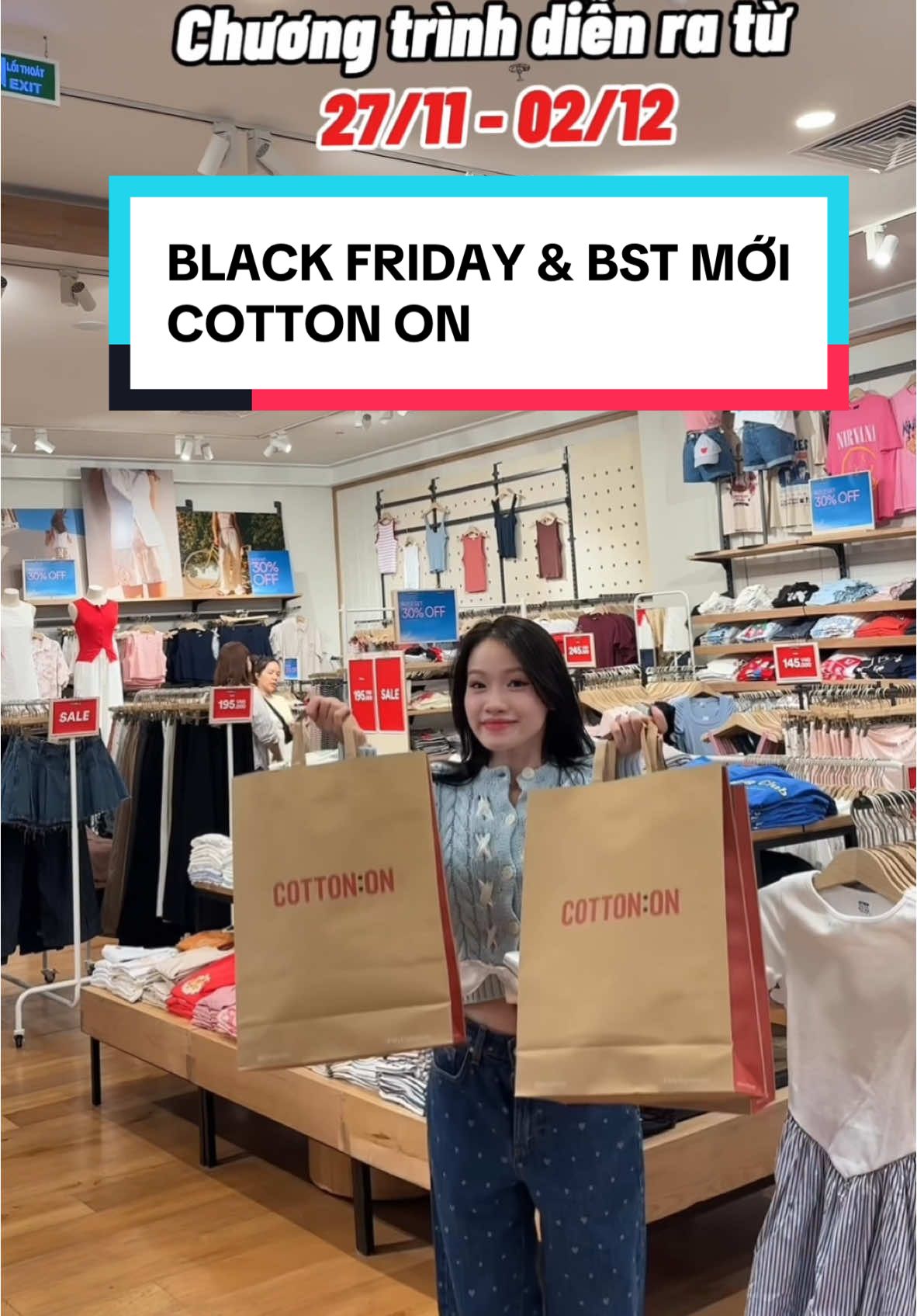 Cotton thật sự quá đáng, quá đáng yêu 😝😝 #cottonon #cottononvietnam #blackfriday #outfit #outfitideas #LearnOnTikTok #christmas #mixandmatch 