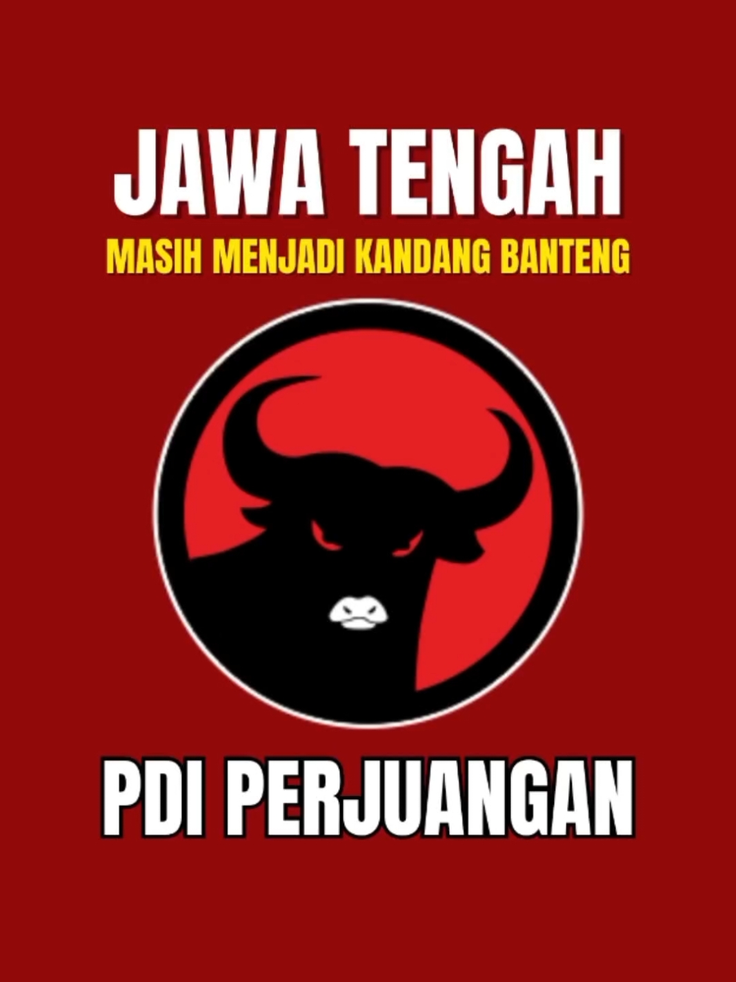 Ternyata #jawatengah masih menjadi #kandangbanteng @dpppdiperjuangan di Jawa Tengah masih kokoh 🤟 #pdiperjuangan #andikaperkasa #bocaheganjar #bocaheramboperkasa #vypシ 