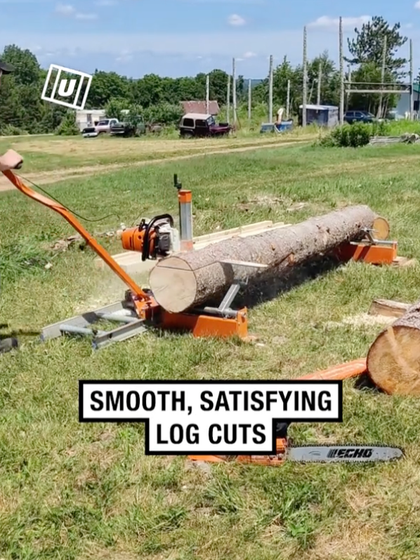 That looks so satisfying!! 😲🪵 🎥: IG / ottawamilling #UNILAD #satisfying #cut #woods #logs #trees