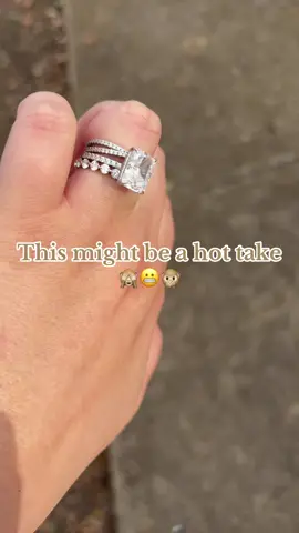 Hot take of the day #jewelry #goldjewelry #silverjewelry #womensfashion #goldring #silverring #engagementring #engaged #engagement #weddingring #weddingringset #ringset #fiance #fiancee #womensjewelry #giftsforher #giftideasforher #christmasgiftsforher #christmasgiftideas #stockingstuffer #stockingstufferideas #blackfridaysale #cybermondaydeals #blackfridaydeals #affordableengagementrings 