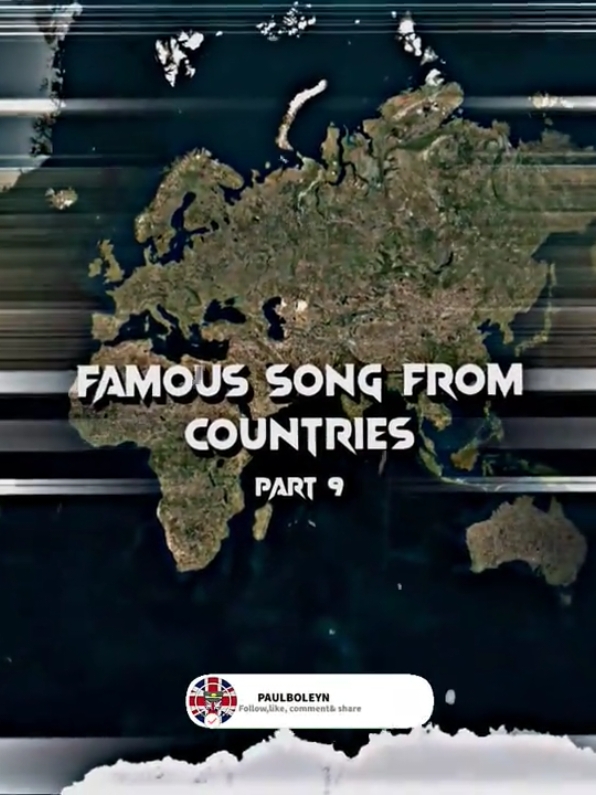 Famous Song From Countries || Part 9 || #oldlove #malaysia #malaysian #famoussongs #famoussongfromcountries #geolayers3  #paulconelius #alightmotion #fyp 