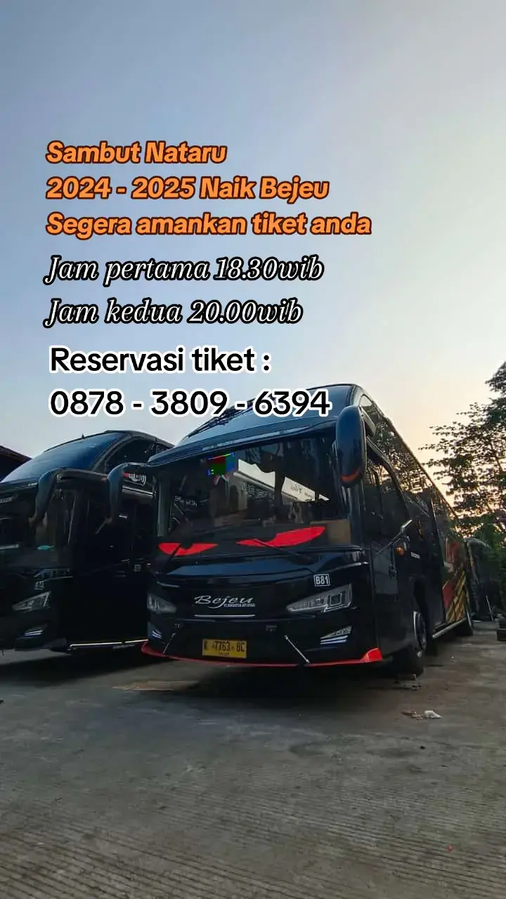 Segera amankan tiket anda mulai dari sekarang😘 . #agenbejeukudus #pobejeu #bejeubus #bejeu #bejeublackbuscomunity 