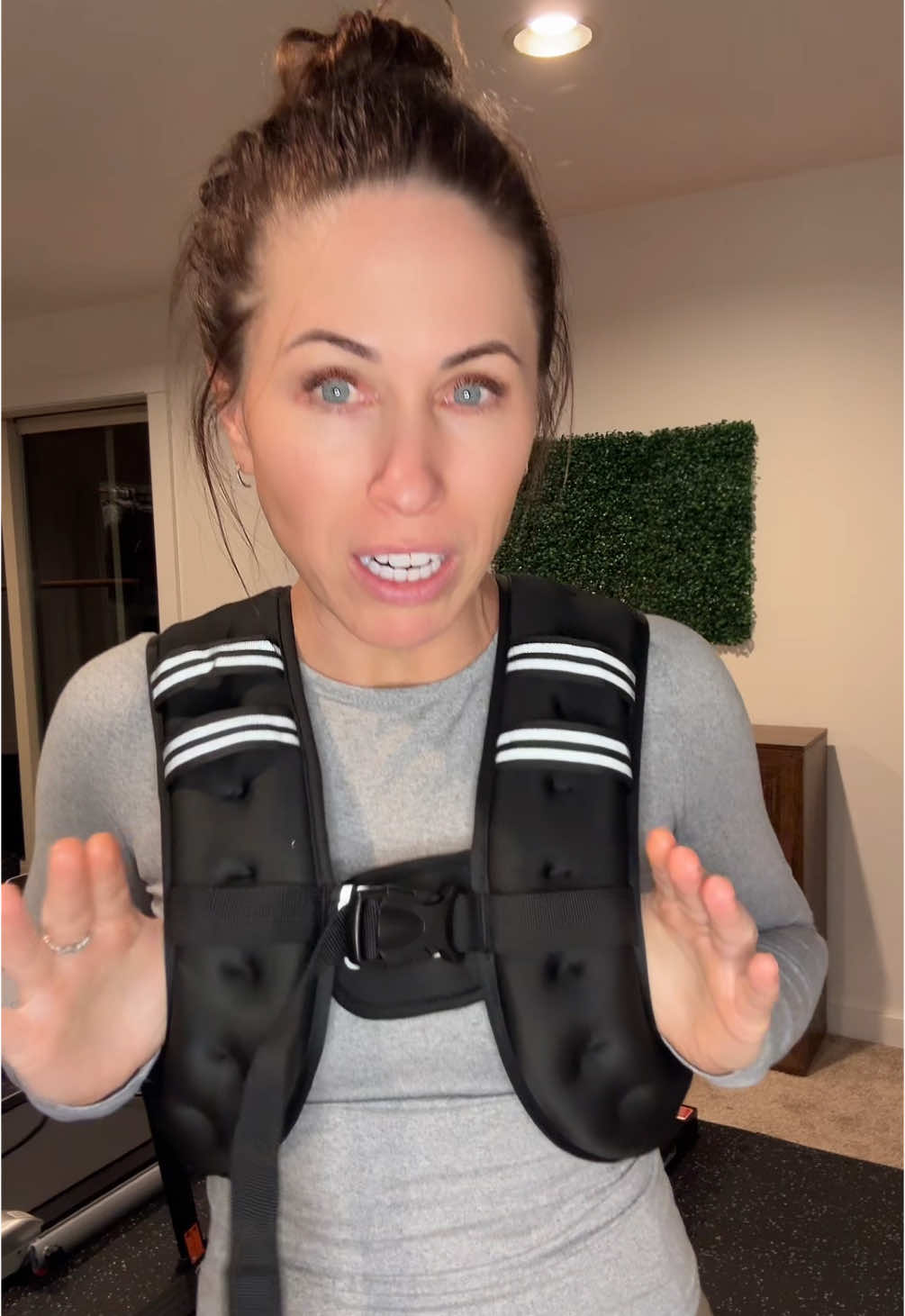 Replying to @Ctdulcimer  Burn even more with a weighted vest!! #WeightedVest #ExerciseVest #WeightedWalking #WeightTraining #WeightTrainingForWomen @ZELUS Fitness 