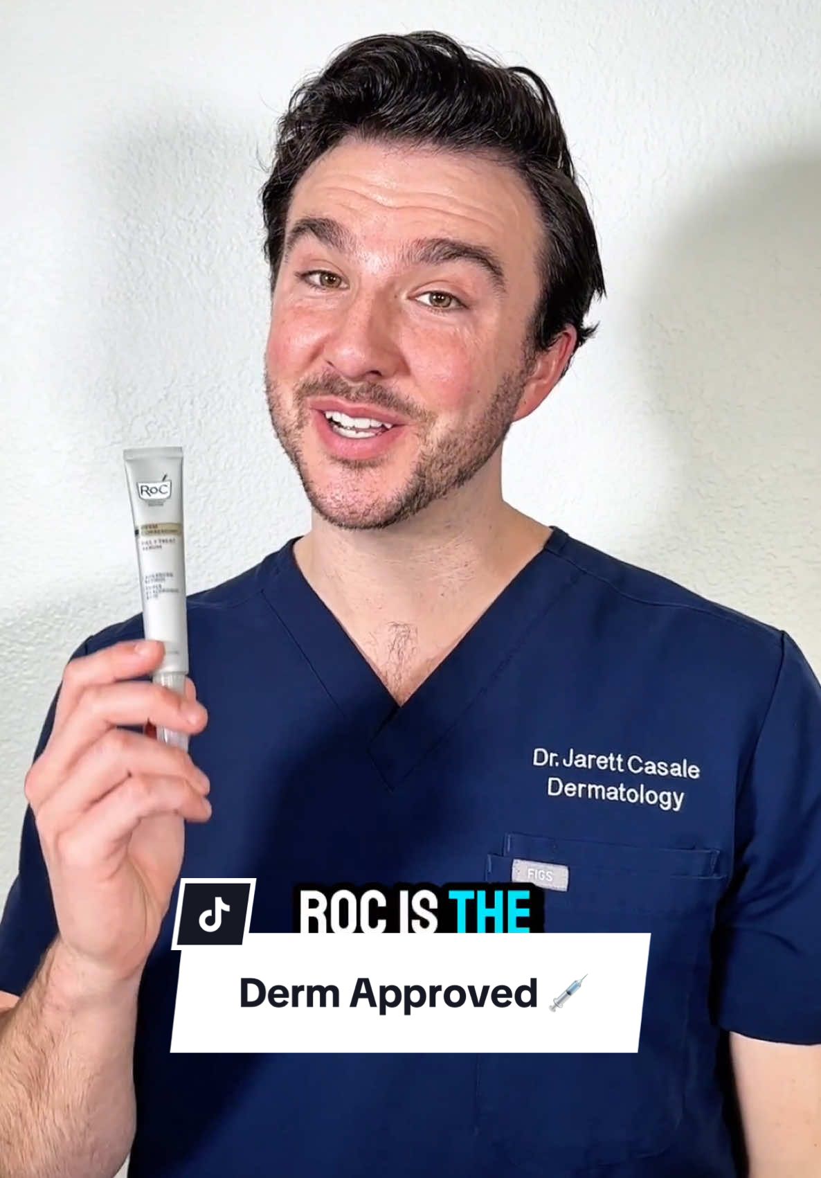 Developed with Dermatologists like @Dr. Casale, our Fill + Treat Serum is perfect as an affordable option to treat fine lines and wrinkles – no needles needed! 💉 #rocskincare #retinol #theogretinol #dermdeveloped #dermapproved #dermtok #skintok #retinolforall