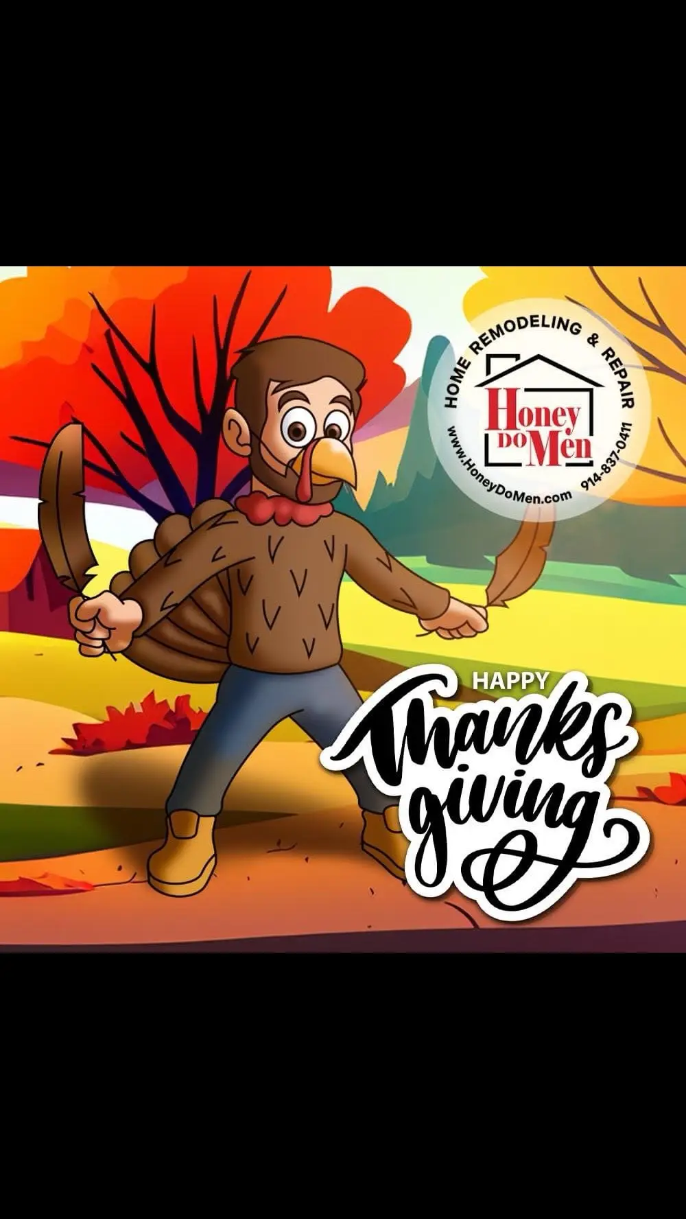 On behalf of the Honey Do Men team, we would like to extend our warmest wishes for a joyful and safe Thanksgiving. We are deeply grateful for the continued trust and support of our valued customers and the community we serve. Thank you for being an essential part of our journey.  #HoneyDoMen #HomeRemodeling #HomeRepair #HandyManServices #Putnam #Westchester #Dutchess #Fairfield