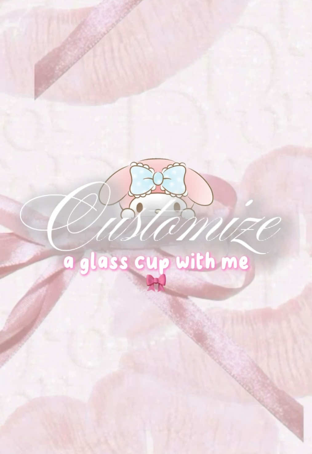 Customize a glass cup with me ft. @Hugifts #hugifts #hugiftshub #customize #customized #glasscup #coquette #coquettecore #coquettegirl 