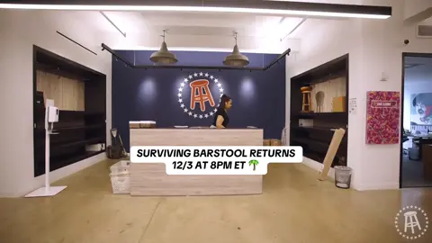 NEXT TUESDAY. SURVIVING BARSTOOL IS BACK FOR ITS BIGGEST SEASON YET. 🌴 24 of the biggest names on the internet battle it out for $250,000. The stakes have never been higher 💰 Watch the premiere live across all Barstool platforms for free on 12/3 at 8pm ET. Presented by @BODYARMOR 🎥