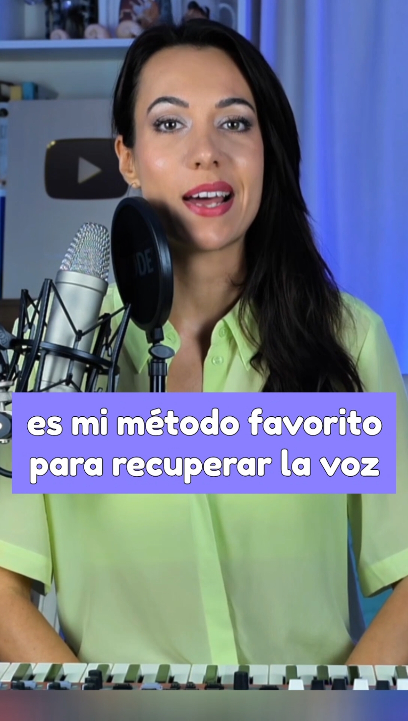 Es el mejor método para recuperar la voz. Clases de canto desde cero #comocantar #lavoz #salud #canto #vocalcoach 