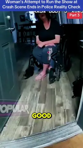 Woman’s Attempt to Run the Show at Crash Scene Ends in Police Reality Check #cops #copsoftiktok #police #arrested #jail #usa_tiktok🇺🇸 #viral 