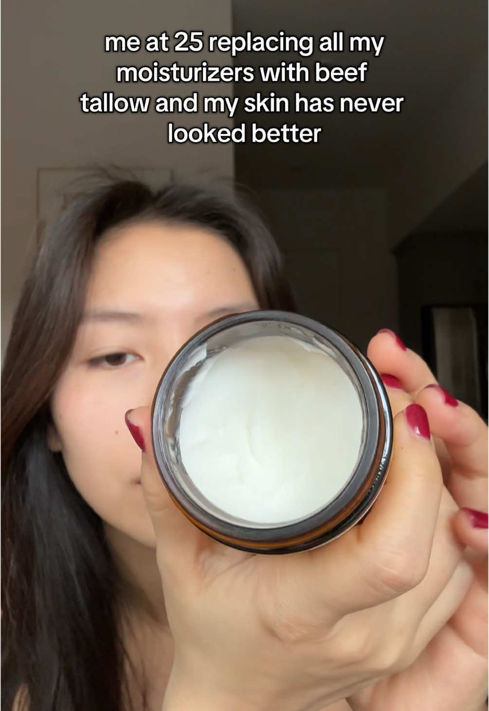 tallow literally cleared my skin in weeks and nobody believes me ashkfjflkf  #beeftallow #skincare #tallowbalm #clearskin #cleanskin #beeftallowskincare #acneproneskin #dryskin #sensitiveskin #naturalskincare #healthyskin #skincareindustry #glowingskin #holygrailproducts #skincareroutine #fyp #tiktokshopblackfriday #tiktokshopcybermonday 