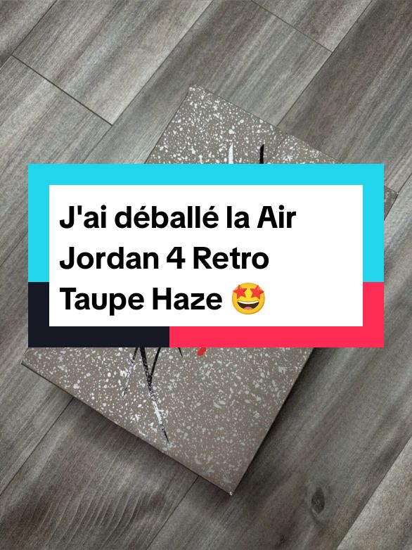 J'ai déballé la Air Jordan 4 Retro Taupe Haze 🤩 #AirJordan4 #JordanTaupeHaze #RetroJordan #SneakersAddict #StyleJordan #TendanceStreetwear #Jordan4Haze #EditionLimitée #LookMinimaliste #CollectionJordan  #fye #france #sport #chaussure #sneakers 