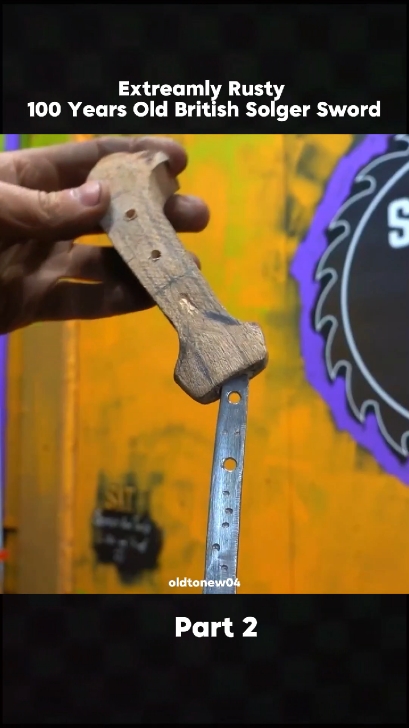 100 Years Old British Soldier Sword Restoration #restore #rusty #asmr #asmrsounds #restoration #restockasmr #renovation #oldtonew #british #sword