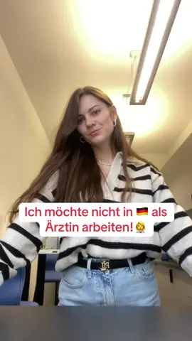 Ich möchte nicht als Ärztin in 🇩🇪 arbeiten! Würdet ihr es wagen, den Beruf zu wechseln?#germany#deutschland#🇩🇪#de#immigration#ausland#ausländer#sprache#deutsch#deutschlernen#lebenindeutschland#leben#language#lernendeutsch#arbeit#rec#recommendations#recommendation#medicine