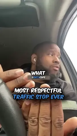 Most Respectful Traffic Stop Ever😳 #cops #trafficstop #dashcam