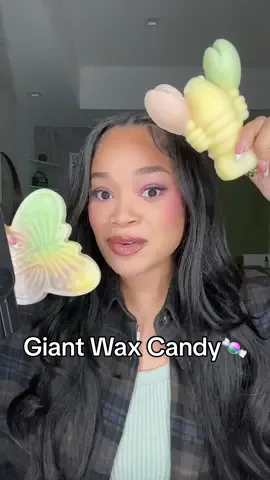 practical? no. fun to eat? yes 😂 #waxcandy #asmreating #mukbang #crunchyasmr 