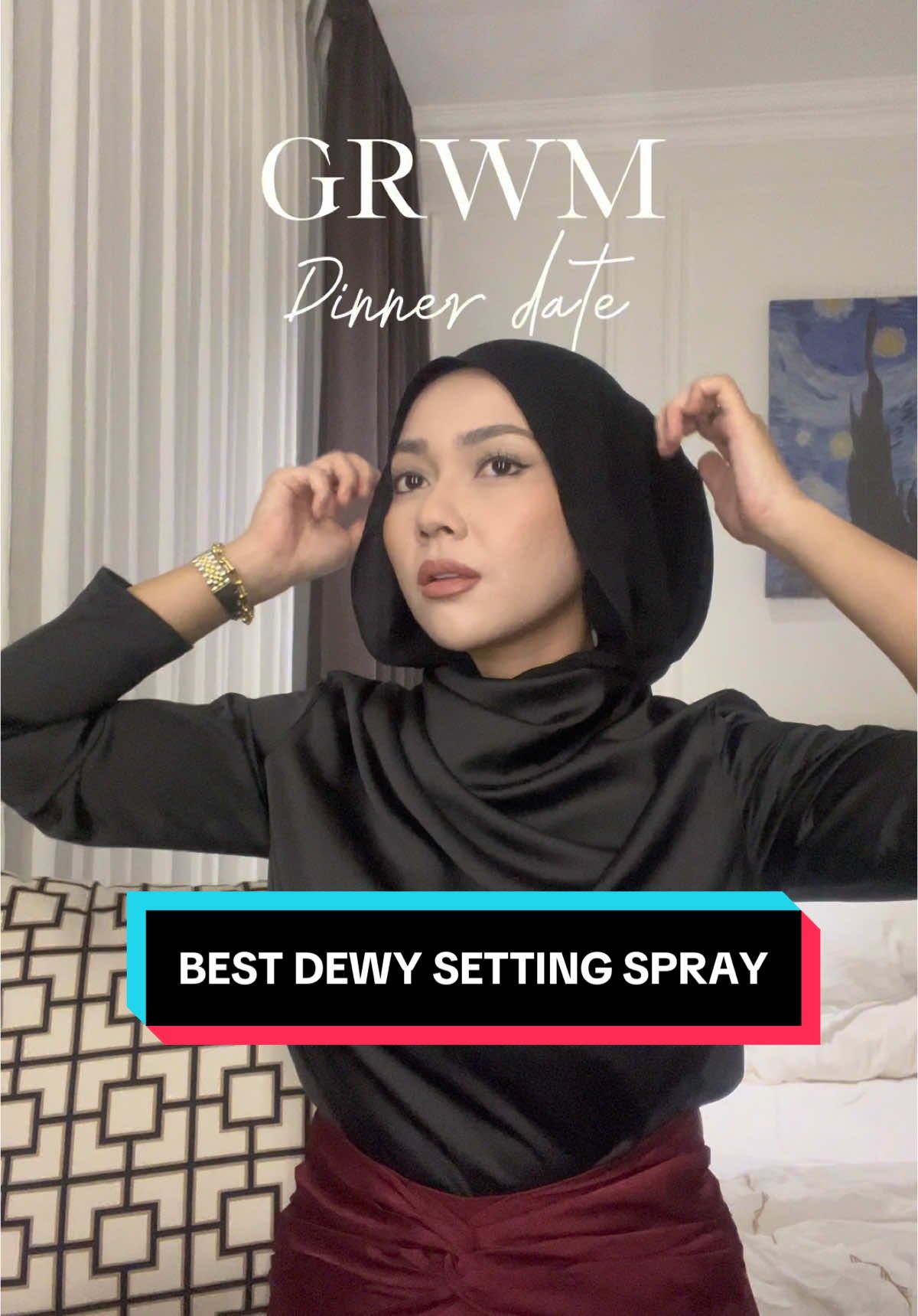 How did I not find out about this earlier?! Best setting spray to have that glowy base and dewy makeup look 🌹 #settingspray #makeuptutorial #bestsettingspray #dewymakeuplook #dewysettingspray #pramy 