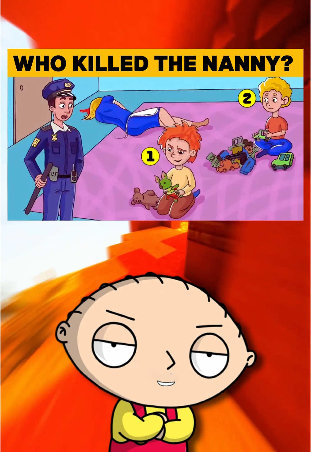 Can you solve the riddle? #mindgames #stewiegriffin #brainteaser #riddle 