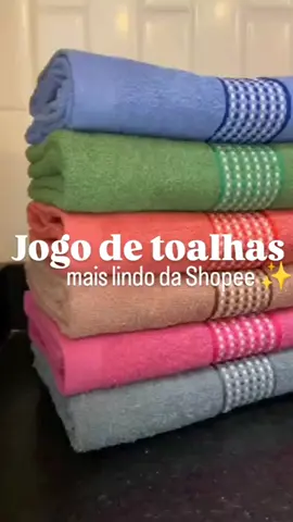 📍 Coment3 QUERO para receber o link 🔗  ➡️ ID do produto BUE-YBC-QNY ➡️ Jogo de toalhas 6 peças 🚿🧼 📍Siga @cantodamoca.promocoes para de ficar por dentro de mais achados, promoções e cupons 💶 #viraliza #shopee #achadinhos #toalhasdebanho #banheiro #decoração #memimei 