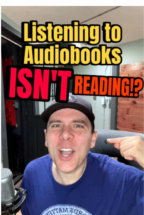 Listening to Audiobooks ISN’T READING!? There’s a lot of controversy around this debate…is listening to an audiobook the same as reading?  Let’s break this down. 🤔 #Audiobooks #BookTok #audiobook #author #narrator