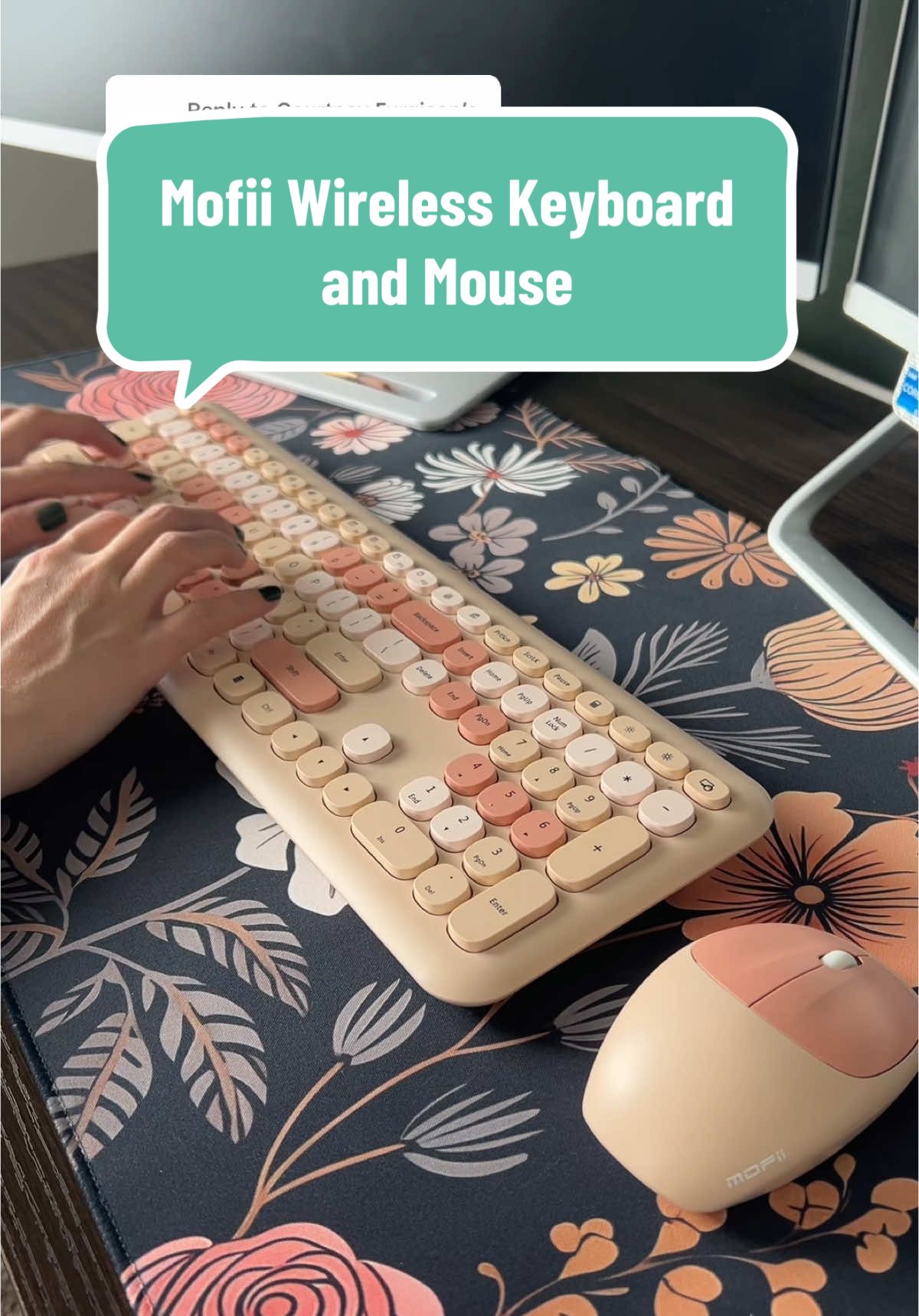 Replying to @Courtney Furgison The hardest part is choosing which color to get 😍 #mofii #mofiikeyboard #keyboard #keyboards #keyboardasmr #keyboardandmouse #wirelesskeyboard #giftguide #giftideas #giftsforher 