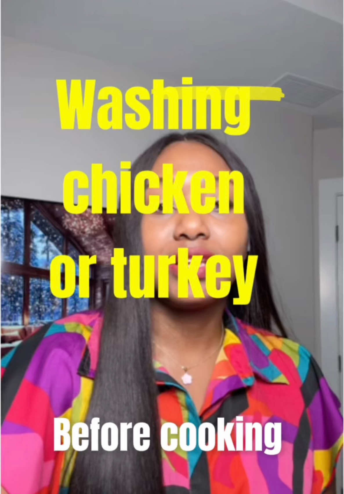 Do you wash turkey or chicken before cooking. #CookingHacks #healthycookingtips #nursetok 