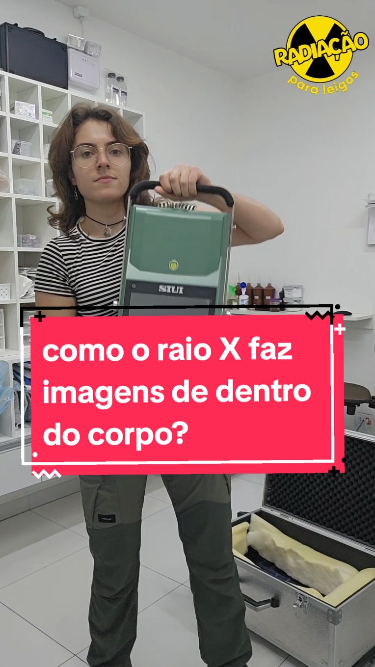 como o raio X faz imagem de dentro do corpo? #radiação #ciencianotiktok #vaiprofy #radiacao 