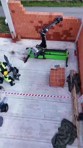 🛠️ Brick by Brick: Meet WLTR, the Game-Changer in #Construction! 🧱 #Robots looking for #jobs https://jobtorob.com 🚧 Robots transforming construction in the Czech Republic! GreenBuild s.r.o.'s Zdicí robot – WLTR teams up with Yaskawa Motoman arms to perfectly stack bricks and build walls with precision and speed. 🤖🔥 ➡️JOBTOROB.com: Where Humans and Robots Connect for Work.🌐✨ #Robotics #AI #Automation #Innovation #technology #future #FutureTech #Industry40 #CloudComputing #RustProgramming #Teleoperation #engineering #machinelearning #artificialintelligence #tech #science #deeplearning #ConstructionRobots