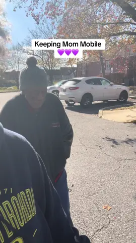 Took mom for a outside walk. #fyp #alzheimerssuck #alzheimersawareness #ilovemymom #keepingactive #keepingmommobile 