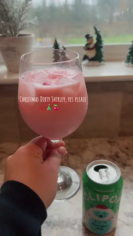 Christmas Dirty Shirley 🎄🍒 absolutely yes @mikayla mcneany @OLIPOP @Chobani #dirtysoda #shirleytemple #olipop #drink #holiday #christmas #fyp 