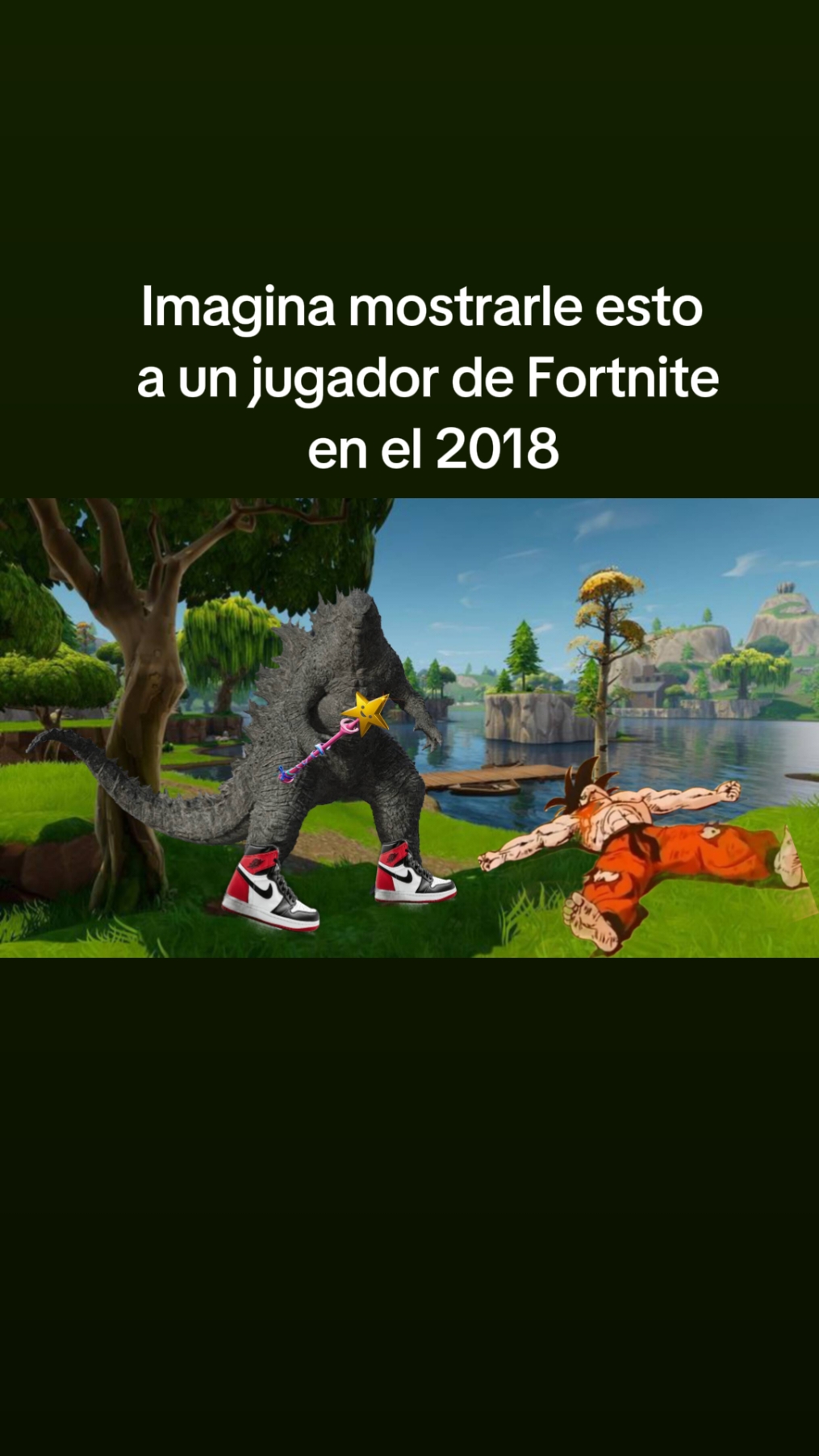 Este juego ya no puede sorprenderme más  #fortnite #fortnitememes #fortnitefunny #godzilla #monsterverse #gaming #fyp #foruyou #meme #hola #fortnitexgodzilla #godzillamemes #nosequeponer 