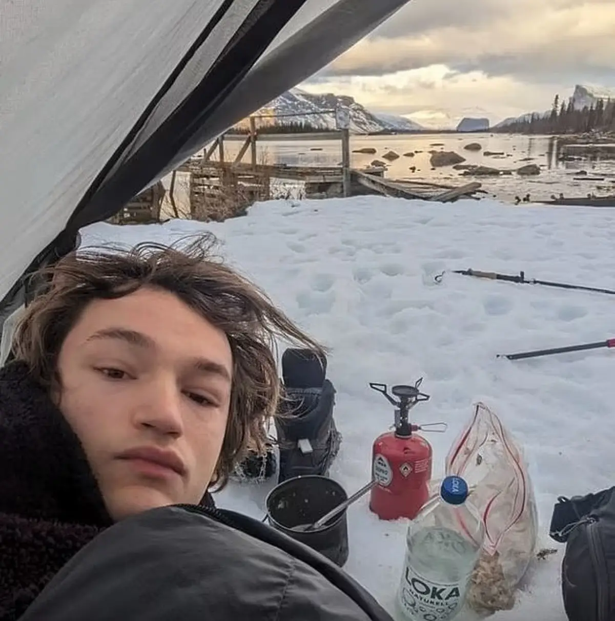 Belgian youtuber & avid outdoorsman was found dead. The 22 year old named Storm De Beul got caught in a freak snowstorm while hiking solo through the Jokkmokk region. The night after the blizzard started, he sent his grandmother a video where he said 'It's snowing heavily here. But don't worry, I'll survive, you know. As it got worse on the second day, he sent a video to his friend where you can hear him say 'Tonight, it's going to get worse. Jesus Christ,' as the snow around him is piling up and his feet are totally covered The winds were so strong that trees were uprooted. His body was found away from his tent site. The reason for him leaving was unknown. Although, he was only a days walk away from his car. Perhaps he made a desperate attempt to get to safety 'He must have suffered for a long time and died alone, his mother said. 'I keep imagining his last moments. It devastates me!