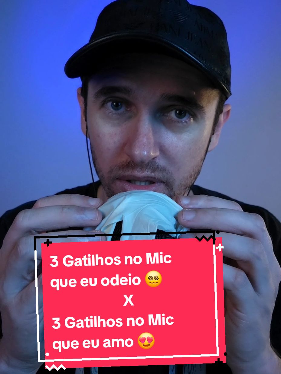 ASMR: 3 Gatilhos no Mic que eu odeio 😵‍💫 X 3 Gatilhos no Mic que eu amo 😍 #asmr #asmrvideo #asmrbrasil 