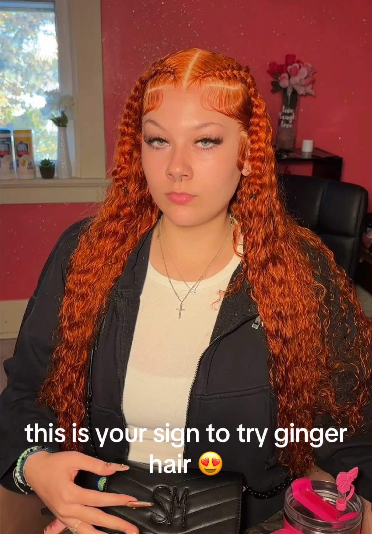 👩🏻‍🦰 fire 😍😍 #gingerhair #gingerwig #gingerdeepwavewig 