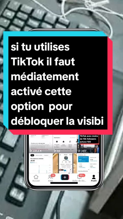 si tu utilises TikTok il faut médiatement activé cette option  pour débloquer la visibilité  #tutoria #visibilité #actuce 