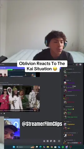Oblivion Gives His Thoughts In The Kai Situation 😂 #oblivion #kaicenat #fyp 