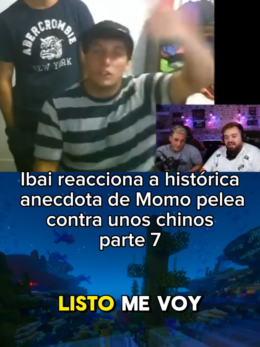 Respuesta a @emiliosandoval160703 parte 7 Ibai reacciona a histórica anecdota de Momo pelea contra unos chinos #momo #ibai #anecdotas #reaccion 