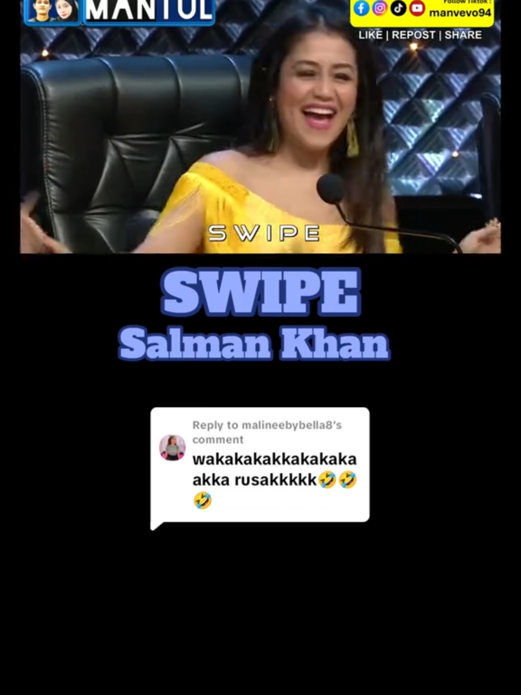 Replying to @malineebybella8 Swipe #musikditiktok #tiktoktainment #swipealyph #dancechallenge #AKUSWIPE #AkuSwipeChallenge #DefJamMsia #DefJamSEA #MusicOnTrend #tribe769 #lirikvideo #liriklagu #lagu90an #lagu80an90an #fyp #xtramy  #alyph #swipe #netmediatama #kamunanya #viral #beritaditiktok #sembangentertainment #MalaysiaTiktok #MenggamitKenangan #lawak #mantul #hilmanvevo #tiktokmalaysia #hindi #bollywood #salmankhan #kingkhan 