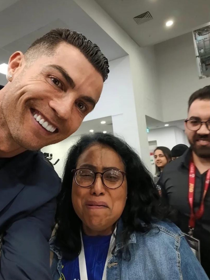 Her dream be true she meet #ronaldo she meet  her dream #cristianoronaldo #tranding #trending #fyp #foryou 