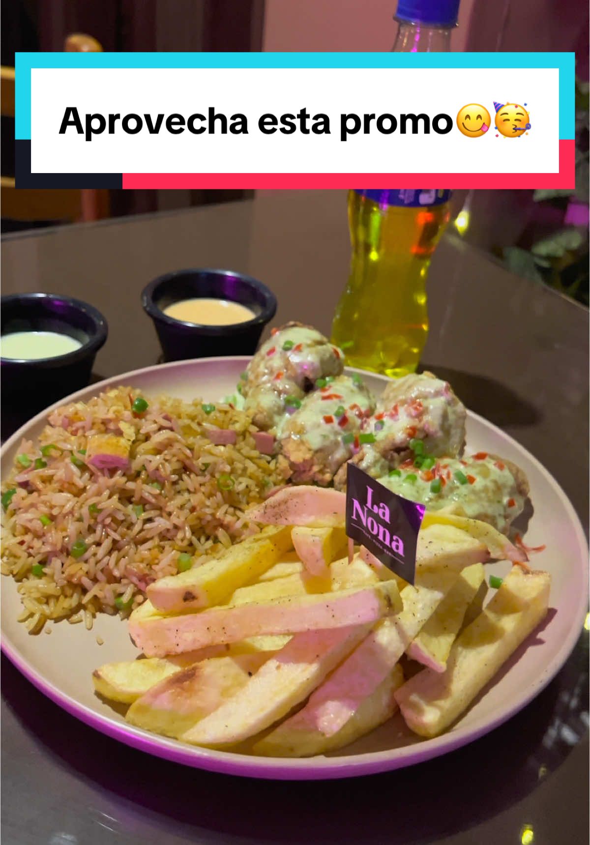 Aprovechaaa papi, mami😋Promoción de mostrito d alitas bbq ,acevichada , broster 14.90 🥳Válido todos los días d 10 AM a 7 pm con su gaseosa😋 #mostrito #arrozchaufa #restaurante #alitas #tacna_peru🇵🇪 #tacna #restobar #promociones 