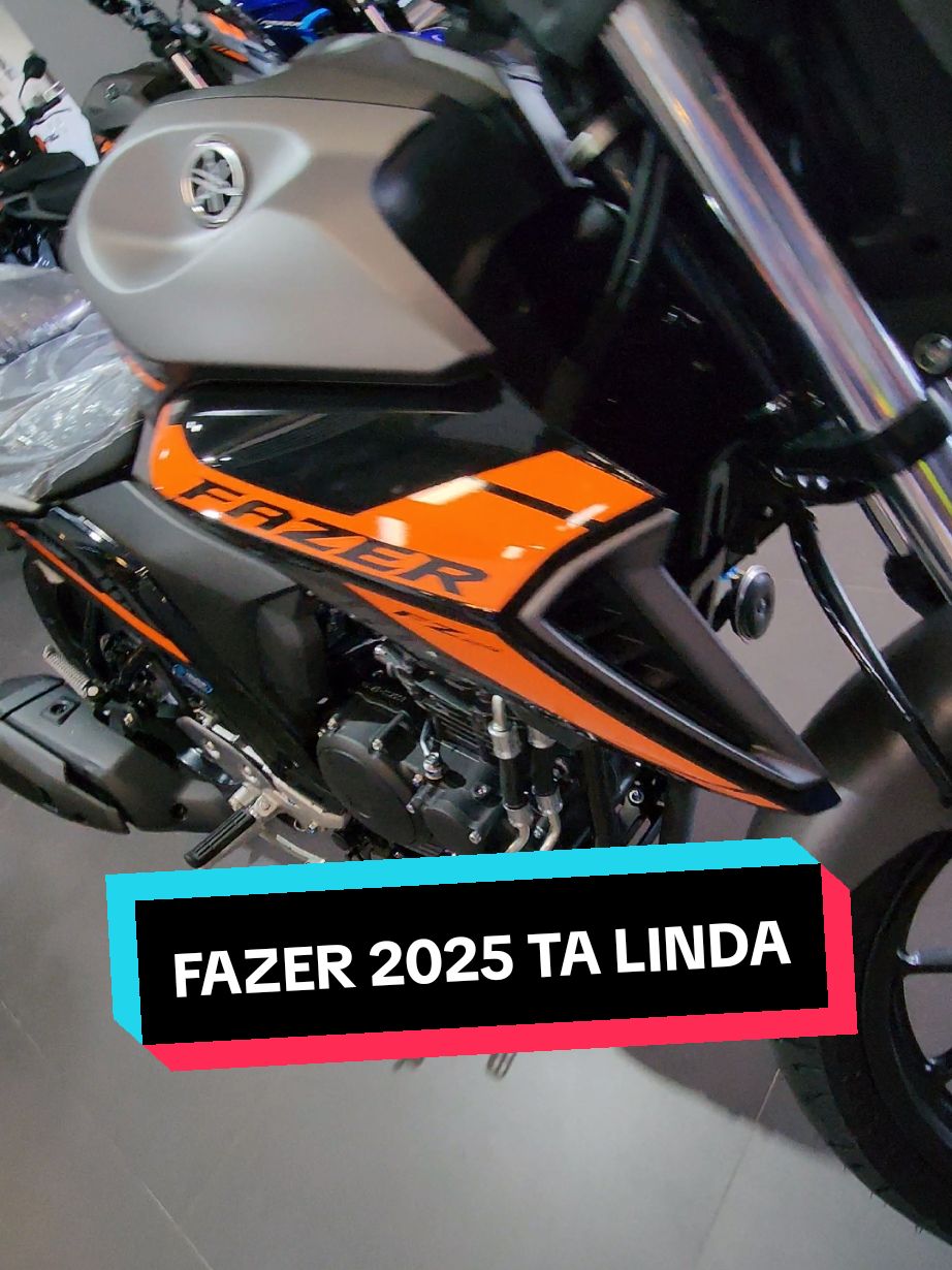 Essa ficou linda! FZ-25 2025 #yamaha #fz25 #fazer250 #fazer #moto #fyp #fy #foryou #4youpage 