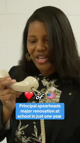 An elementary school in Newark, New Jersey got a much-needed $2.7 million renovation thanks to the determination of the school's principal, providing the students with an environment where they can learn and grow. #newjersey #newark #education #principal #teachersoftiktok #principalsoftiktok #school #heartofamerica #heartwarming 