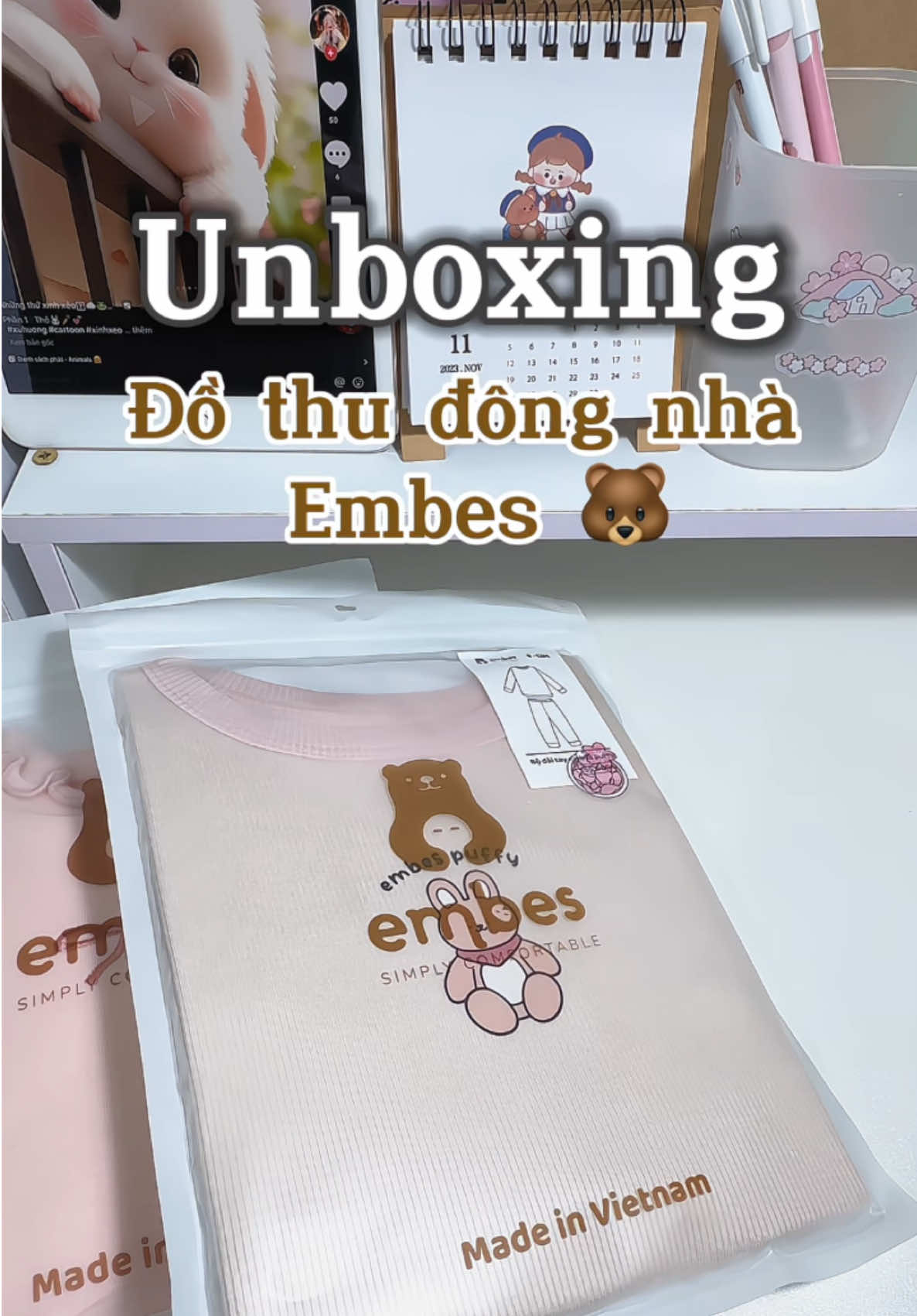 Cùng unbox đồ thu đông nhà Embes với tui nha #unbox #dothudongchobe #Embes ❤️ #review #xuhuong #thuytienreview