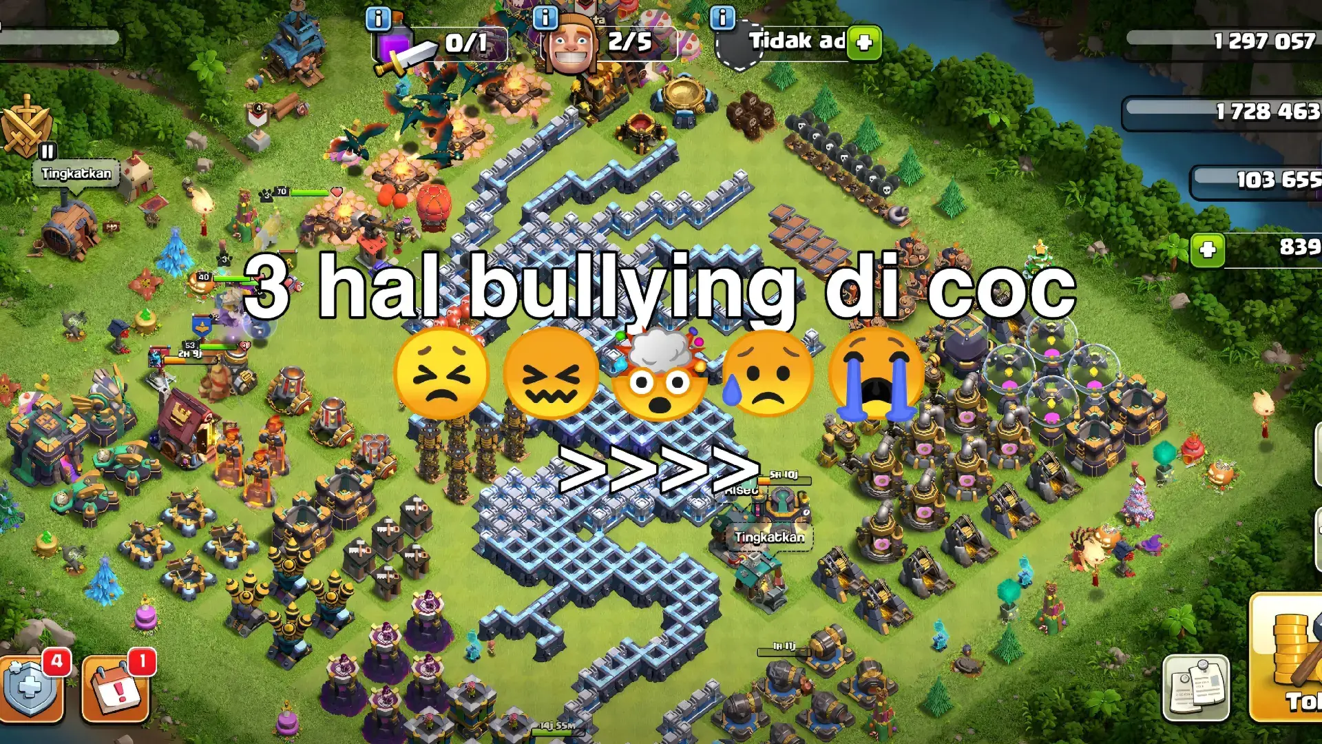 𝙠𝙖𝙡𝙤 𝙧𝙖𝙢𝙚,𝙮𝙖𝙣𝙜 𝙢𝙖𝙪 𝙧𝙚𝙦 𝙙𝙞𝙥𝙚𝙧𝙨𝙞𝙡𝙖𝙝𝙠𝙖𝙣 🤓🗿 #clashofclans #supercell #coc #meme #trend #memecoc 