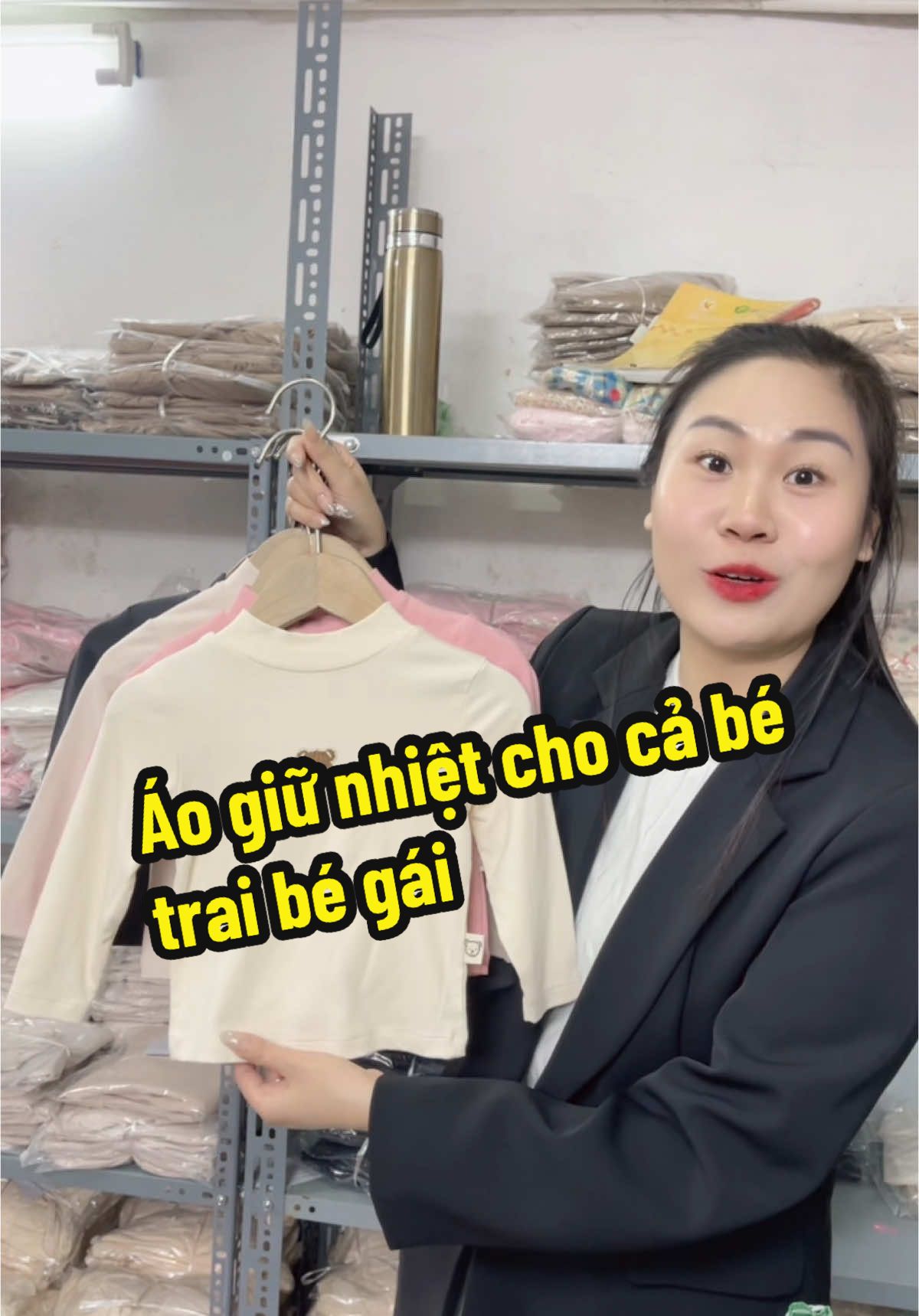 Áo giữ nhiệt cton len nay được trợ giá #quanaotreemthoitrang #aobegaixinh #aogiunhiet #ttslive #xuhuong #baobaokids88 