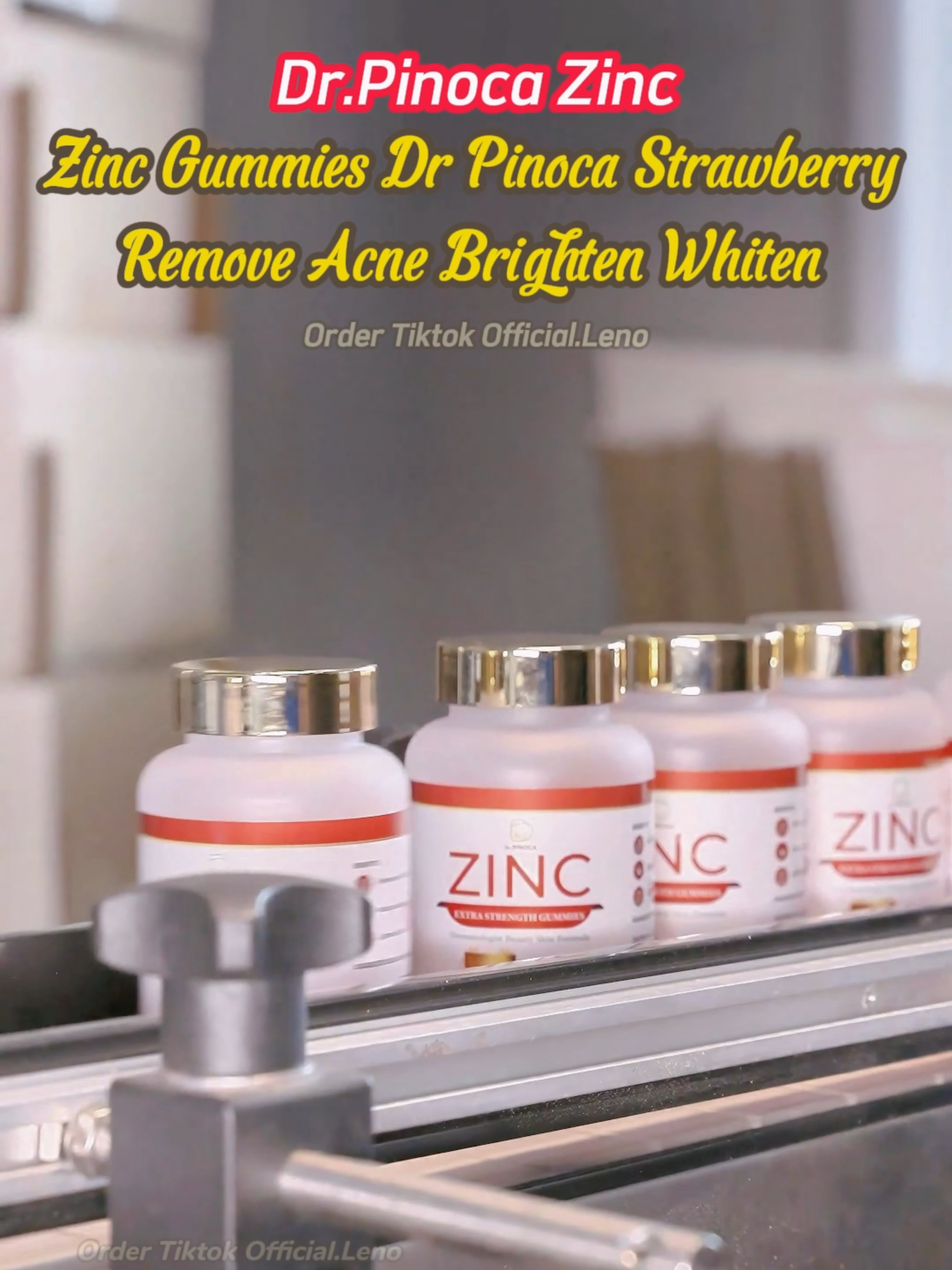 Zinc Gummies Dr Pinoca Strawberry Remove Acne Marks Freckles Brighten Whiten Skin Tone Control Oil #gummies#glutathionegummies#antiaging#collagen#glutathione#gummies#skincare #gummy #zinc #zincgummies #drpinoca